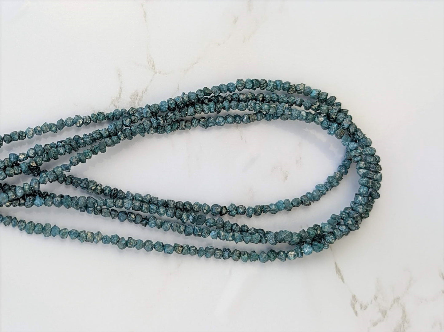 Blue Diamond 3mm Faceted Chips