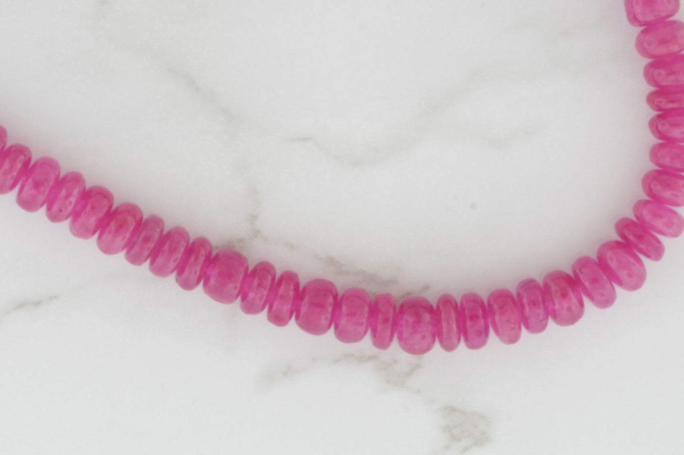 Pink Sapphire 3mm Smooth Rondelles