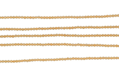 Citrine 2.5mm Faceted Rounds