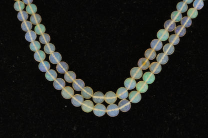 White Ethiopian Opal 5mm Faceted Rounds