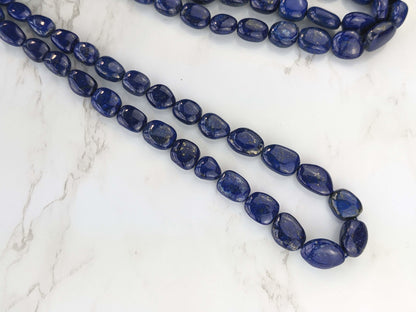Royal Blue Lapis Lazuli 12x9mm Smooth Nuggets