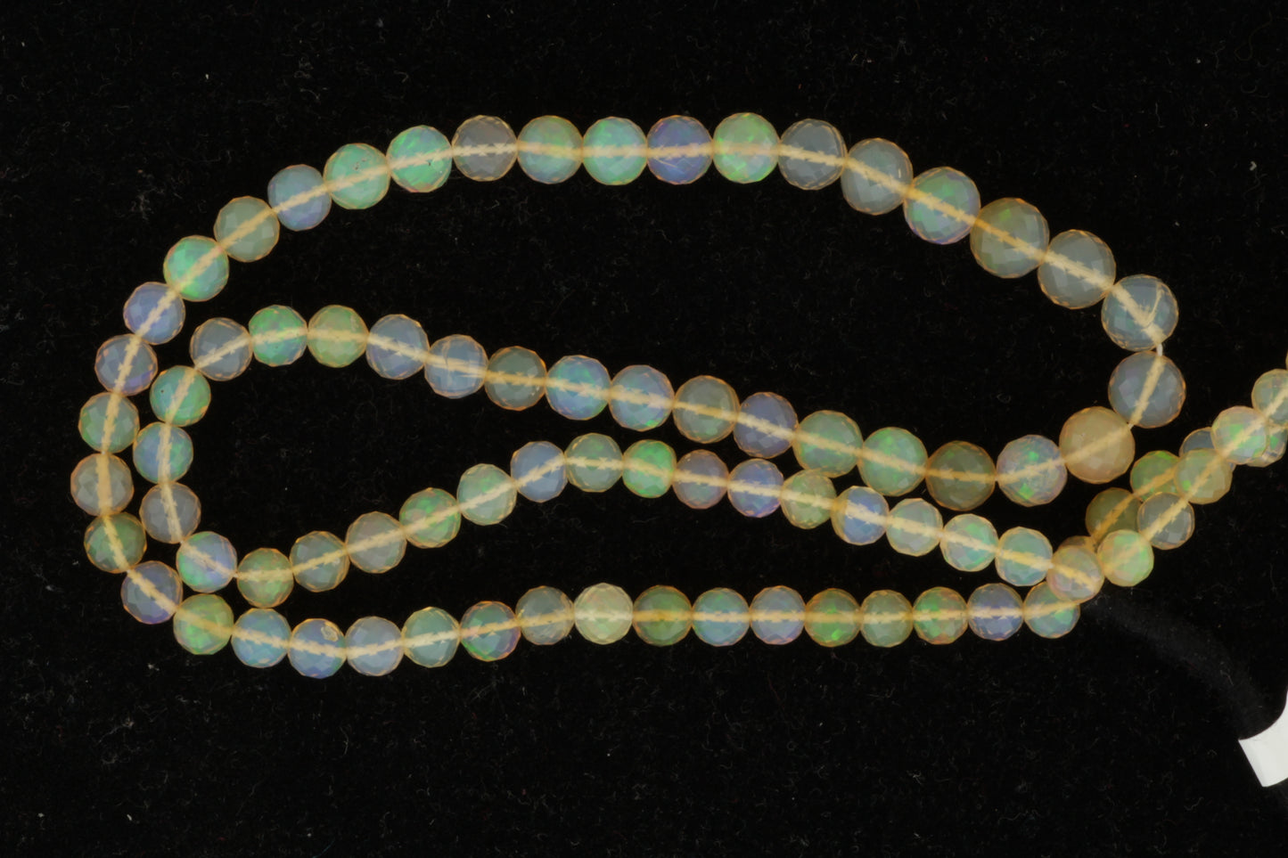 Yellow Ethiopian Opal 5mm Faceted Rounds
