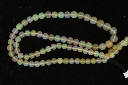Yellow Ethiopian Opal 5mm Faceted Rounds