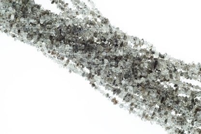 Dark Herkimer Diamond Quartz 3mm Freeform Chips