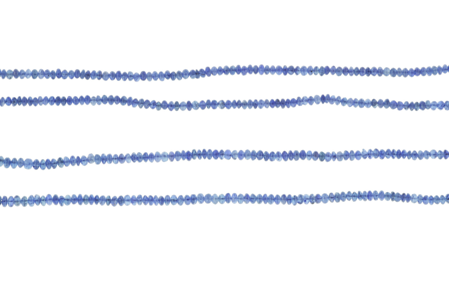 Cornflower Blue Sapphire 3mm Smooth Rondelles