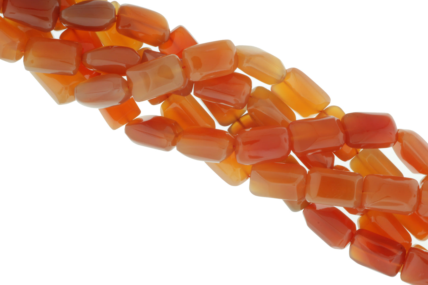 Burnt Orange Carnelian 16x10mm Smooth Nuggets