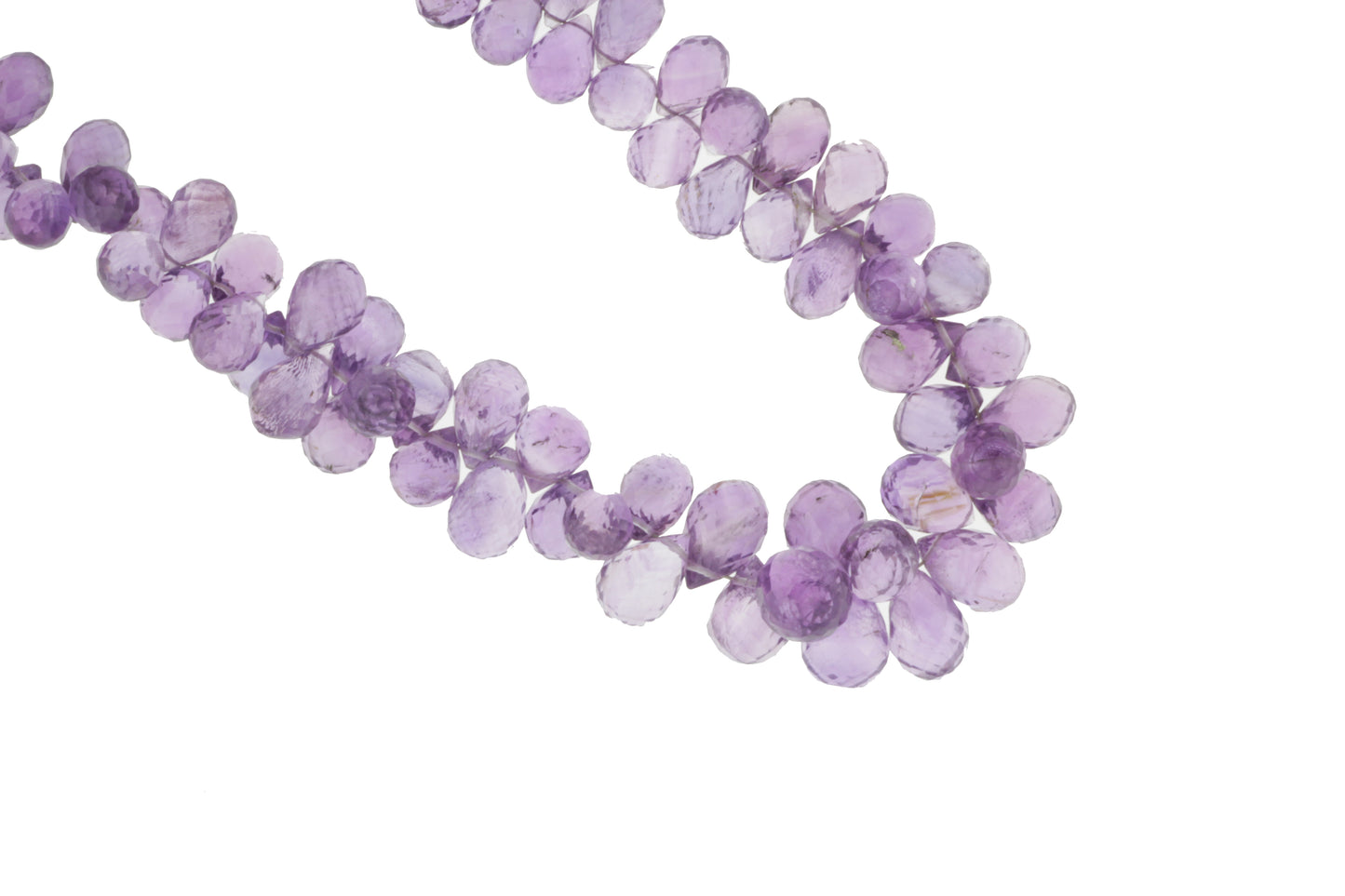 Light Purple Amethyst 9x6mm Faceted Teardrop Briolettes