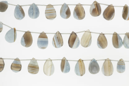 Owyhee Opal 16x11mm Faceted Pear Shaped Briolettes