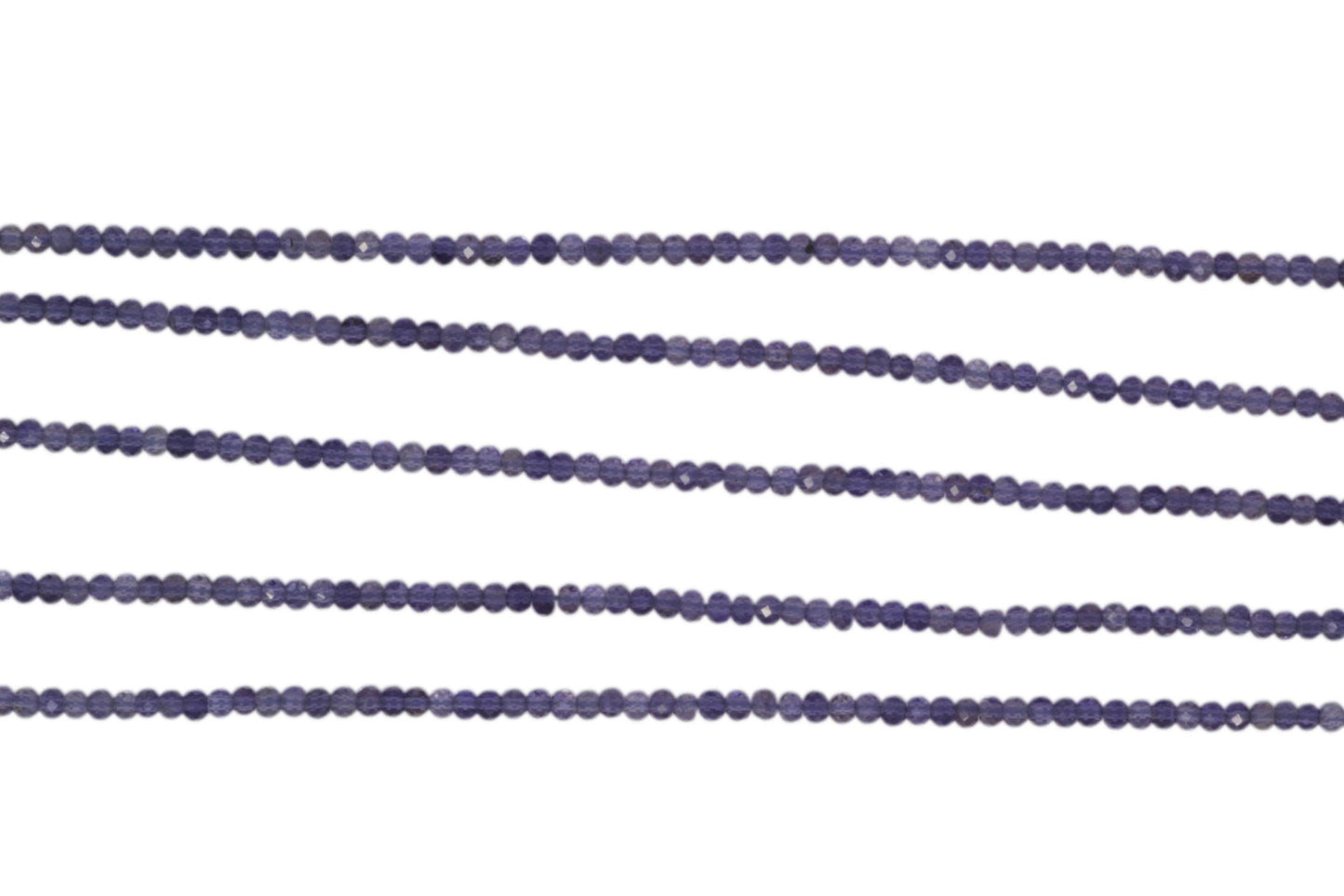 Iolite 2.5mm Faceted Rondelles
