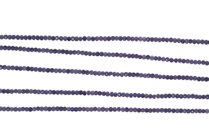 Iolite 2.5mm Faceted Rondelles