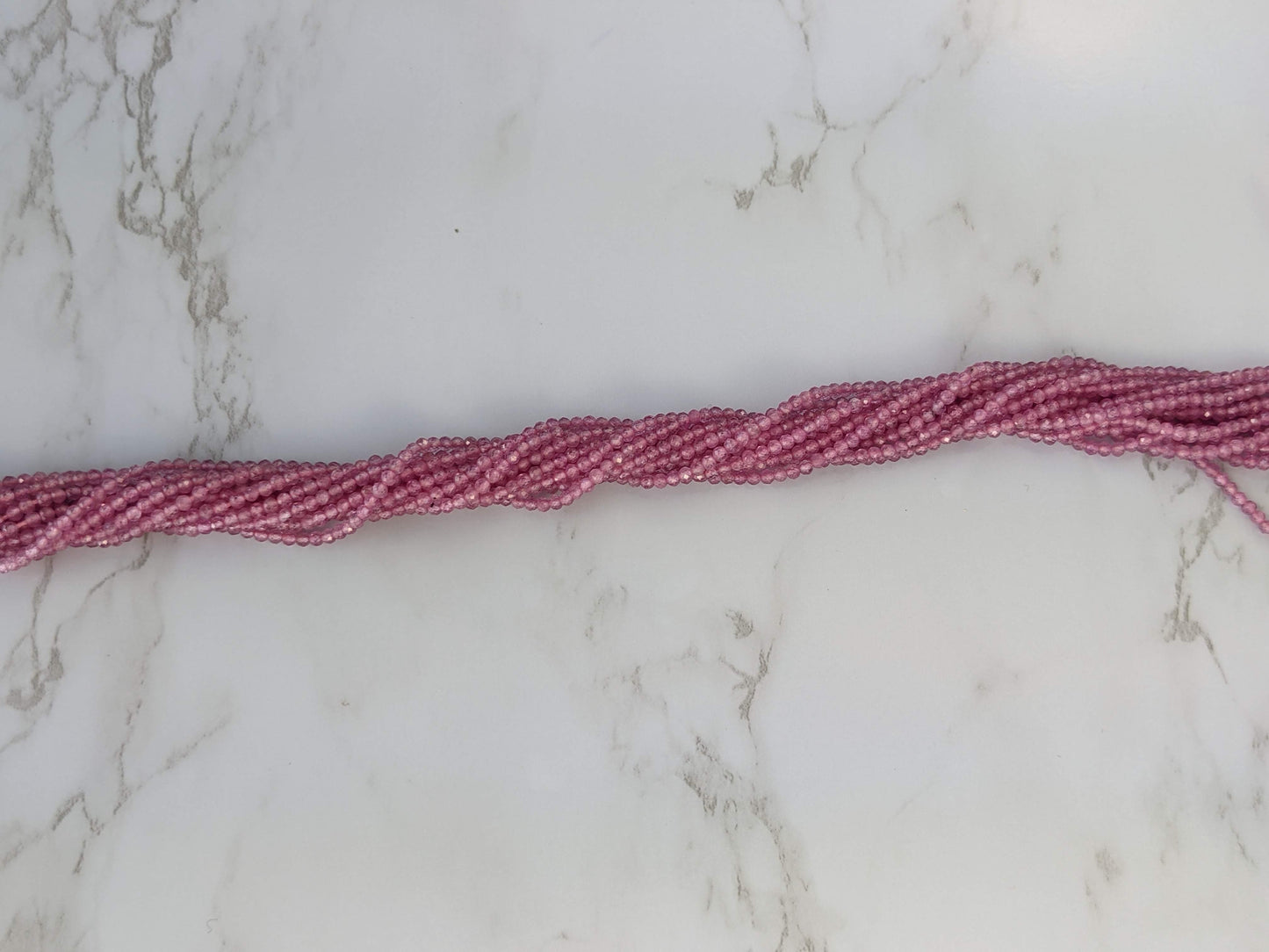 Pink Sapphire 2.5mm Faceted Rounds