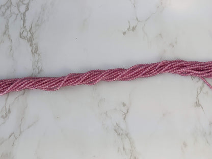 Pink Sapphire 2.5mm Faceted Rounds