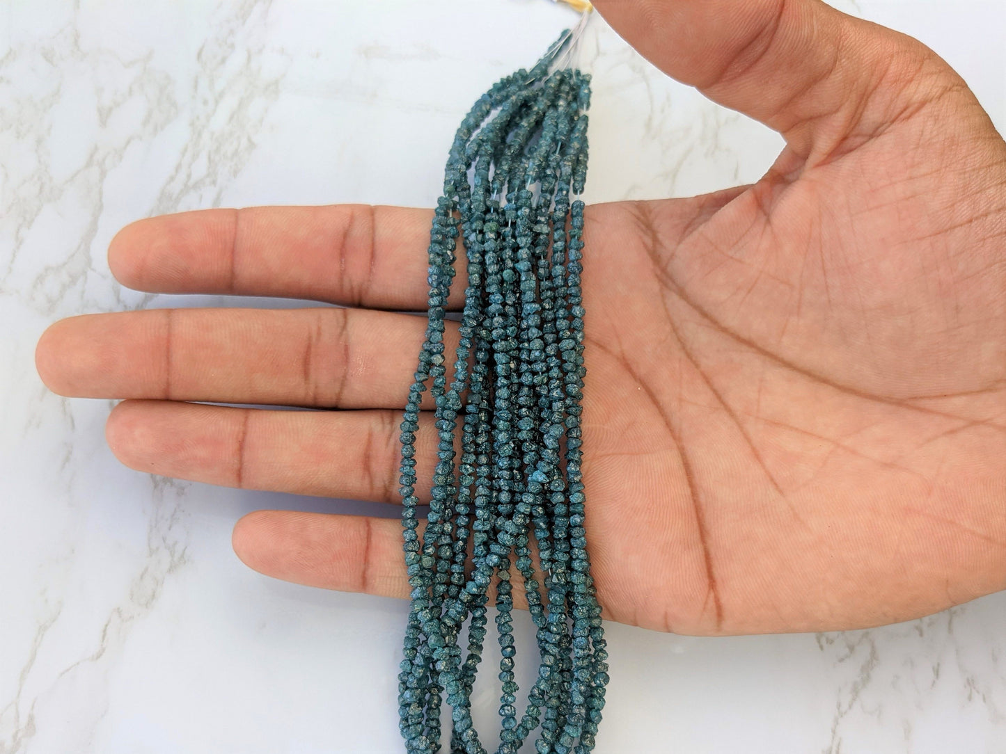 Blue Diamond 3.5mm Faceted Chips