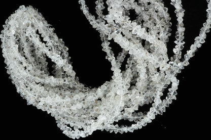 Clear Herkimer Diamond Quartz 5mm Freeform Chips