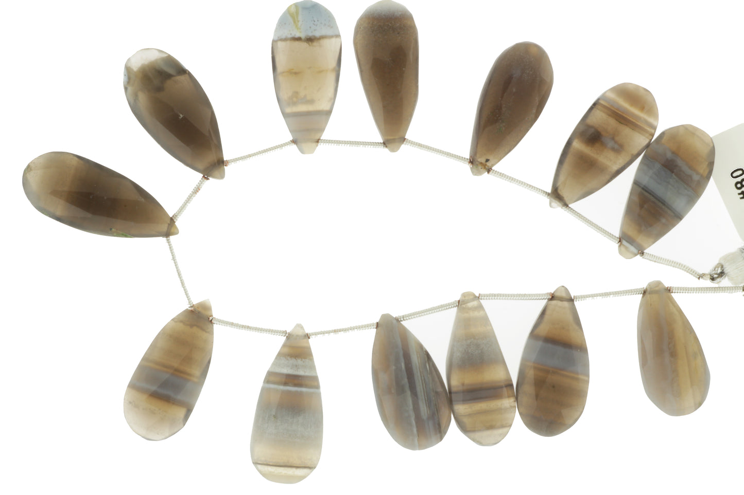 Owyhee Opal 22x11mm Faceted Pear Shaped Briolettes