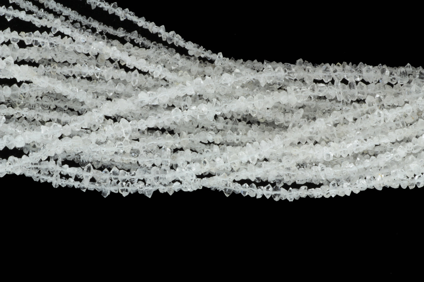 Clear Herkimer Diamond Quartz 3mm Freeform Chips