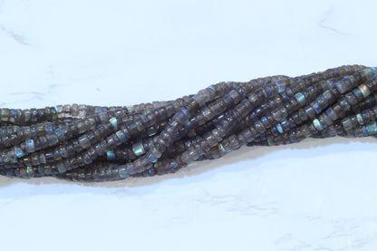 Blue Labradorite 5mm Smooth Tires