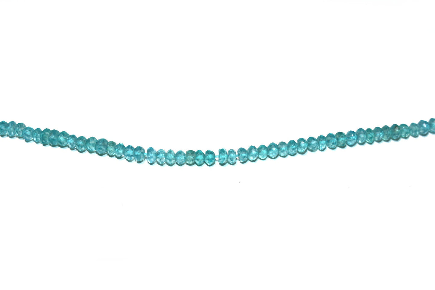 Apatite 3mm Faceted Rondelles