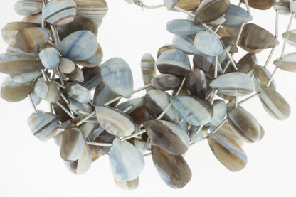 Owyhee Opal 20x10mm Faceted Pear Shaped Briolettes