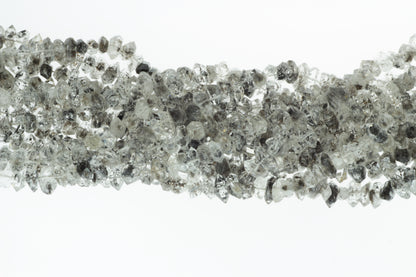 Dark Herkimer Diamond Quartz 7mm Freeform Chips