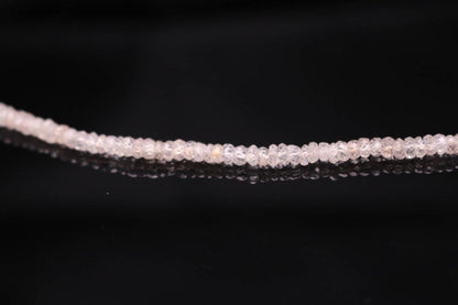 Natural Champagne Zircon 3.5mm Faceted Rondelles