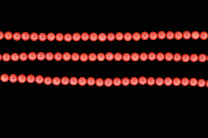 Orange Coral 5mm Smooth Rounds