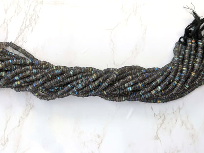 Blue Labradorite 5mm Smooth Tires