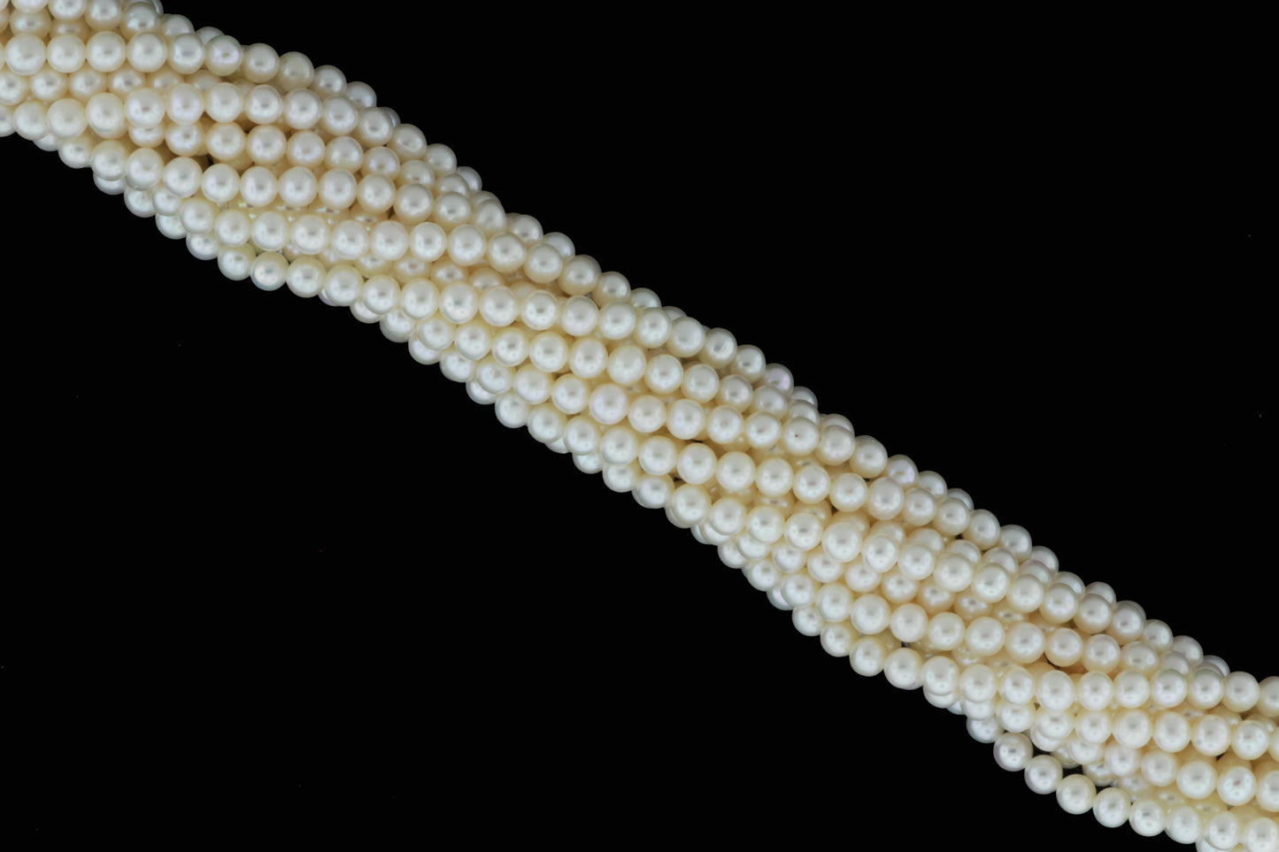 White Freshwater Pearl 4mm Smooth Rounds