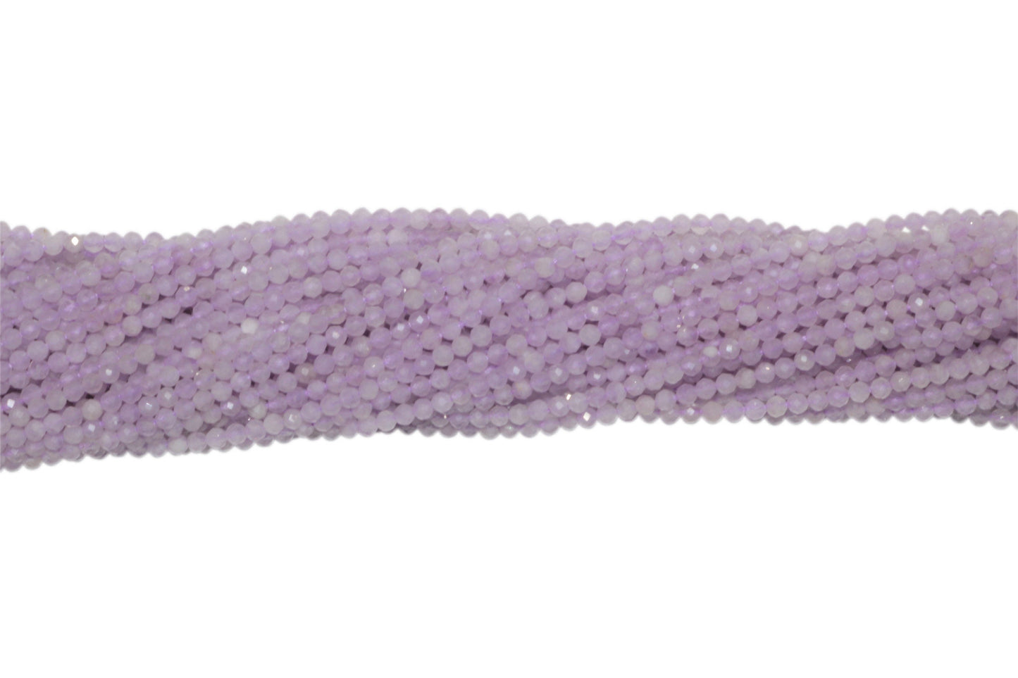 Lavender Amethyst 2.5mm Faceted Rounds