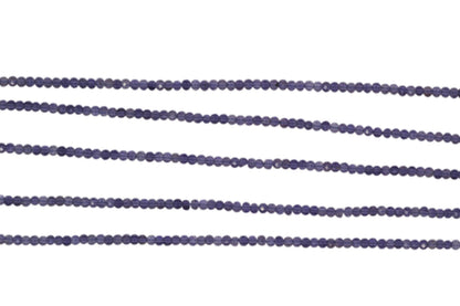 Iolite 2.5mm Faceted Rondelles