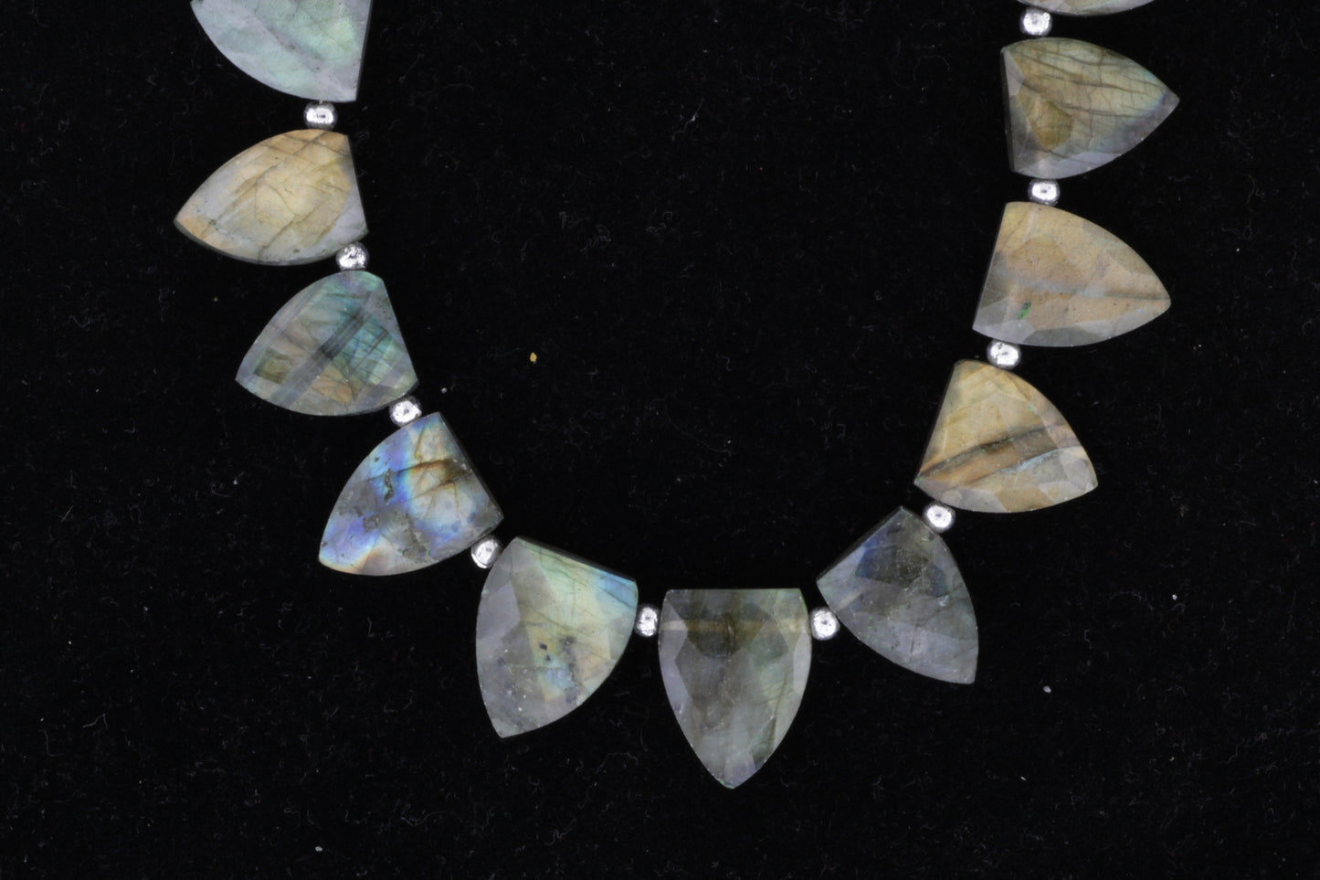 Blue Labradorite 17x13mm Faceted Shields