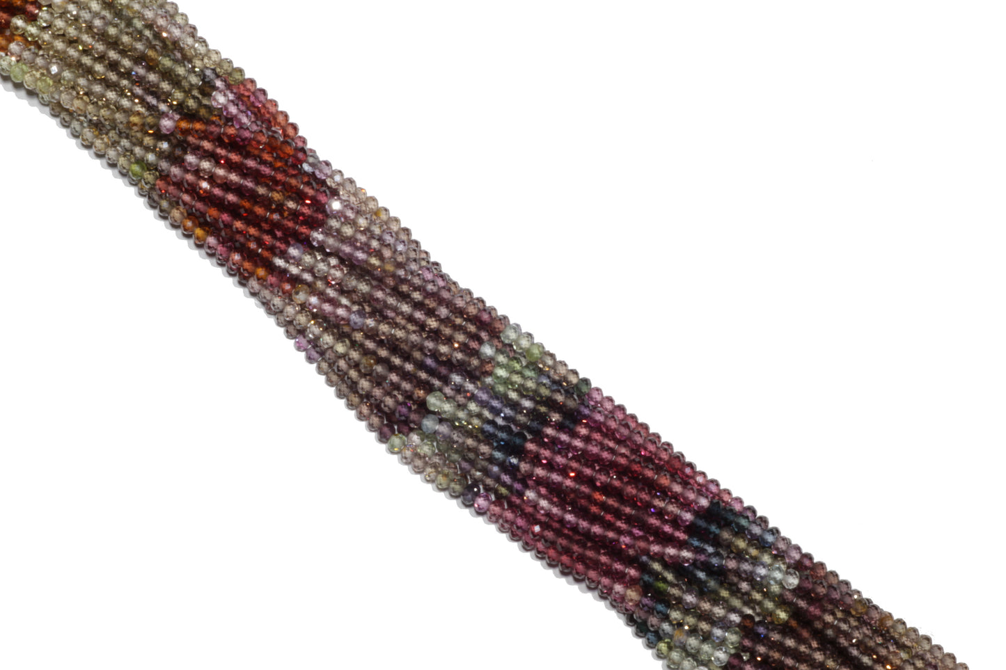 Tundra Sapphire 4mm Faceted Rondelles