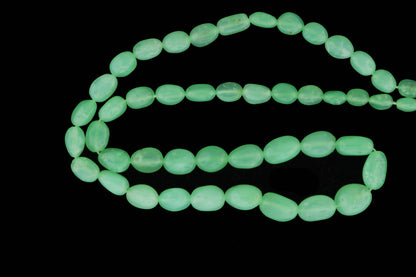 Light Green Chrysoprase 8x6mm Smooth Nuggets