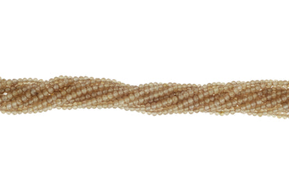 Natural Brown Zircon 3mm Faceted Rondelles