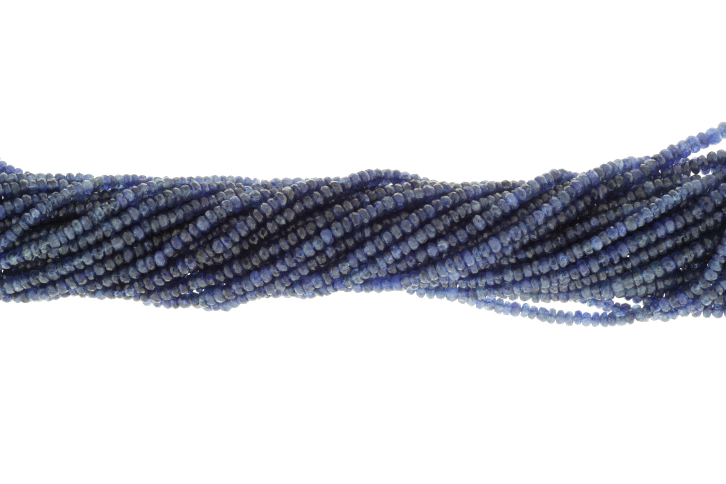 Royal Blue Sapphire 3mm Faceted Rondelles