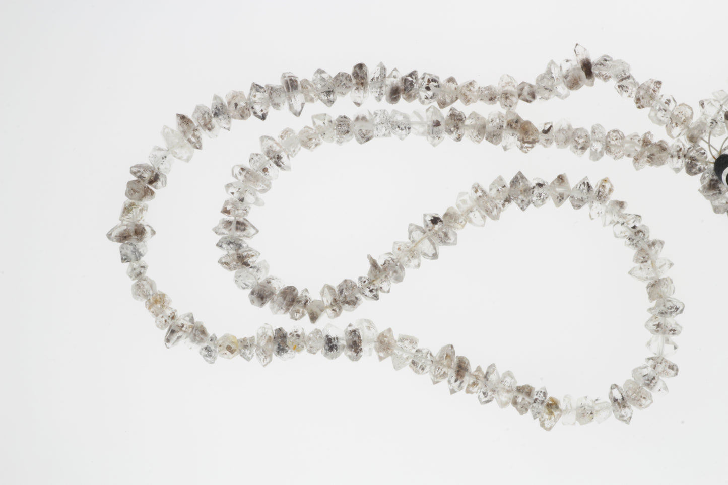 Dark Herkimer Diamond Quartz 5mm Freeform Chips