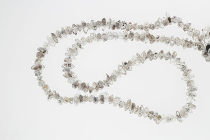 Dark Herkimer Diamond Quartz 5mm Freeform Chips