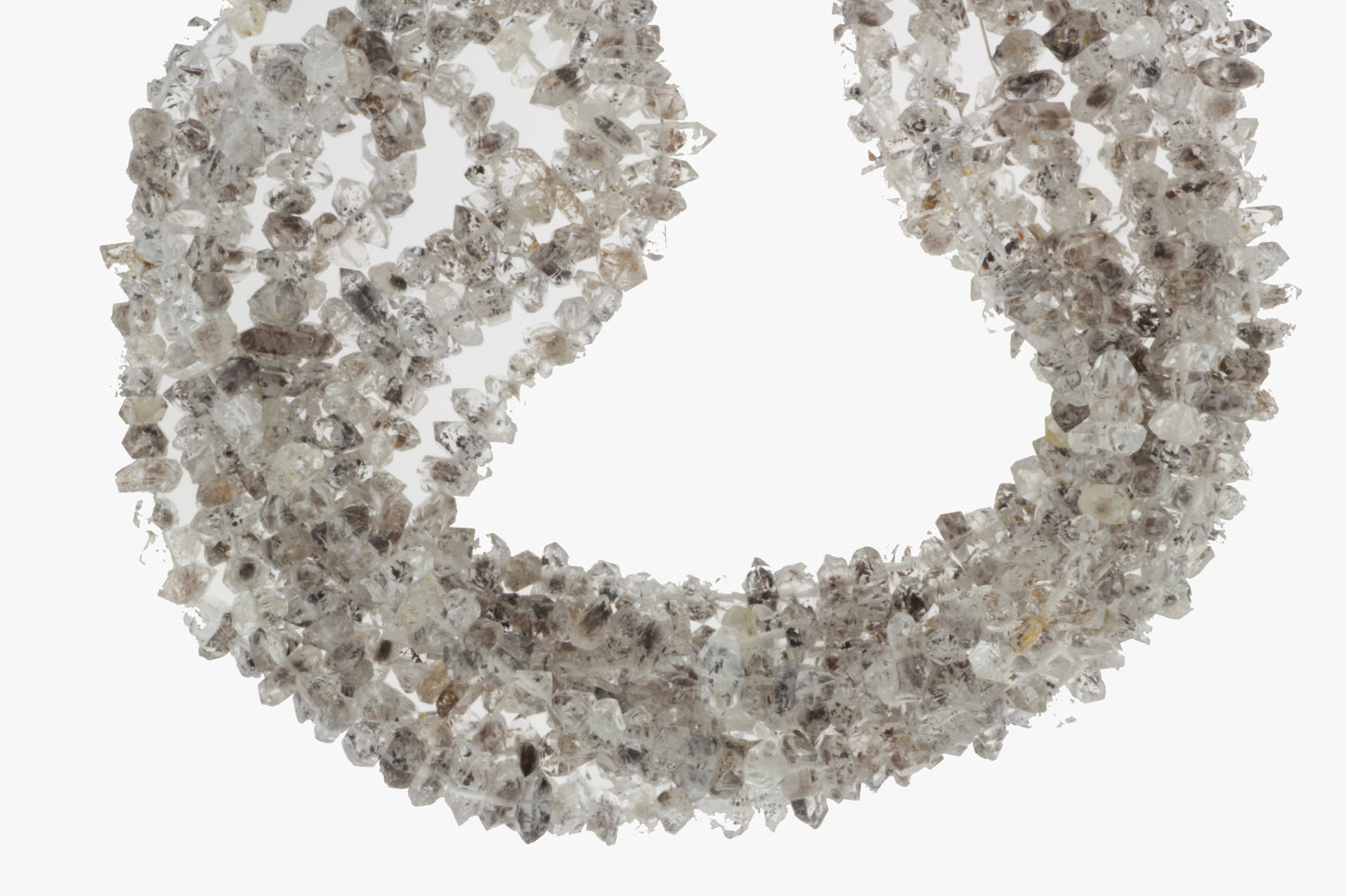 Dark Herkimer Diamond Quartz 5mm Freeform Chips