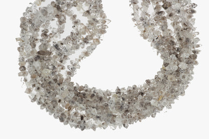 Dark Herkimer Diamond Quartz 5mm Freeform Chips