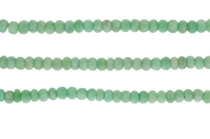 Blue Amazonite 7mm Faceted Rondelles