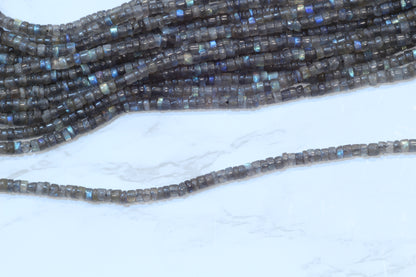 Blue Labradorite 4.5mm Smooth Tires