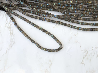 Blue Labradorite 6mm Smooth Tires