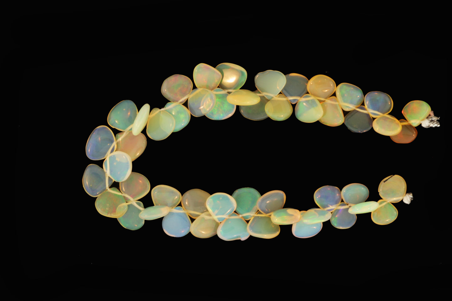 Ethiopian Opal 8mm Smooth Heart Shaped Briolettes