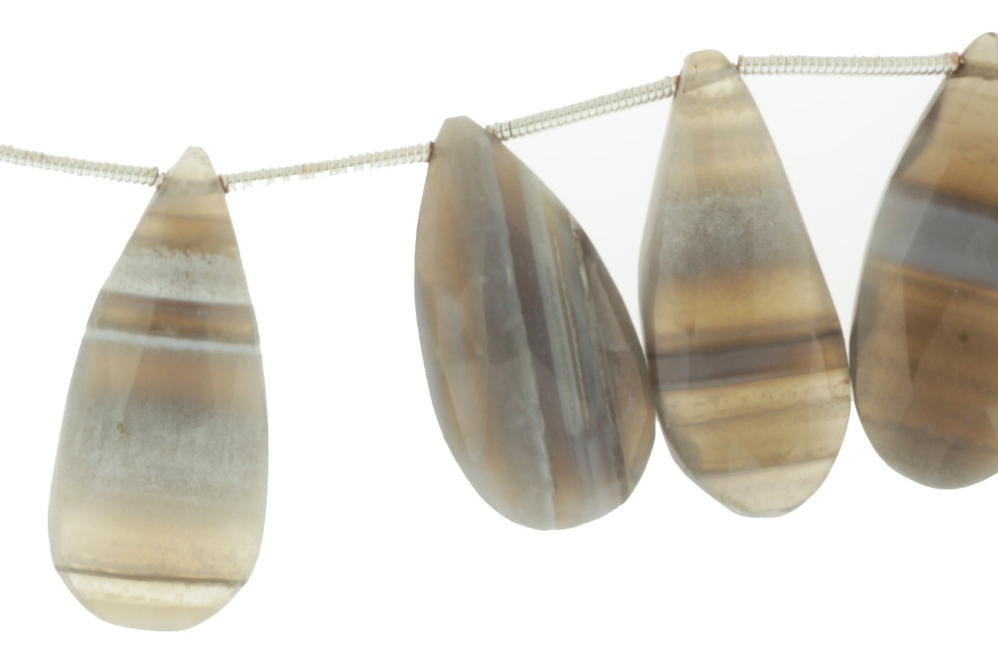 Owyhee Opal 22x11mm Faceted Pear Shaped Briolettes