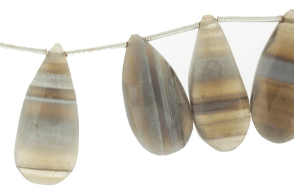 Owyhee Opal 22x11mm Faceted Pear Shaped Briolettes