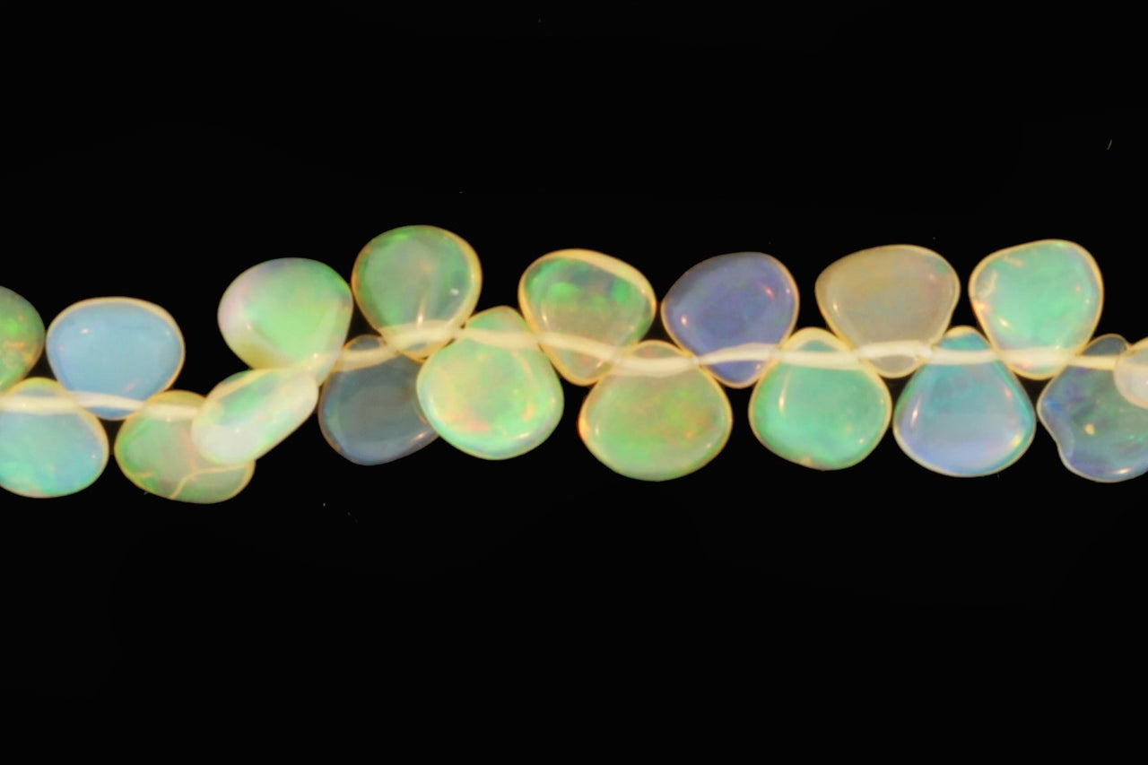 Ethiopian Opal 5mm Smooth Heart Shaped Briolettes