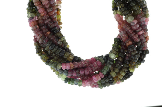 Watermelon Tourmaline 5mm Carved Melon