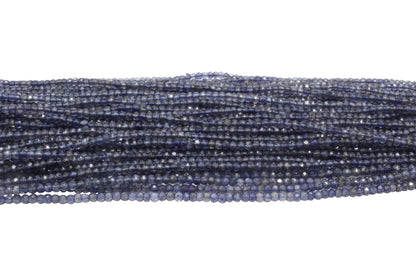 Iolite 3mm Faceted Rondelles