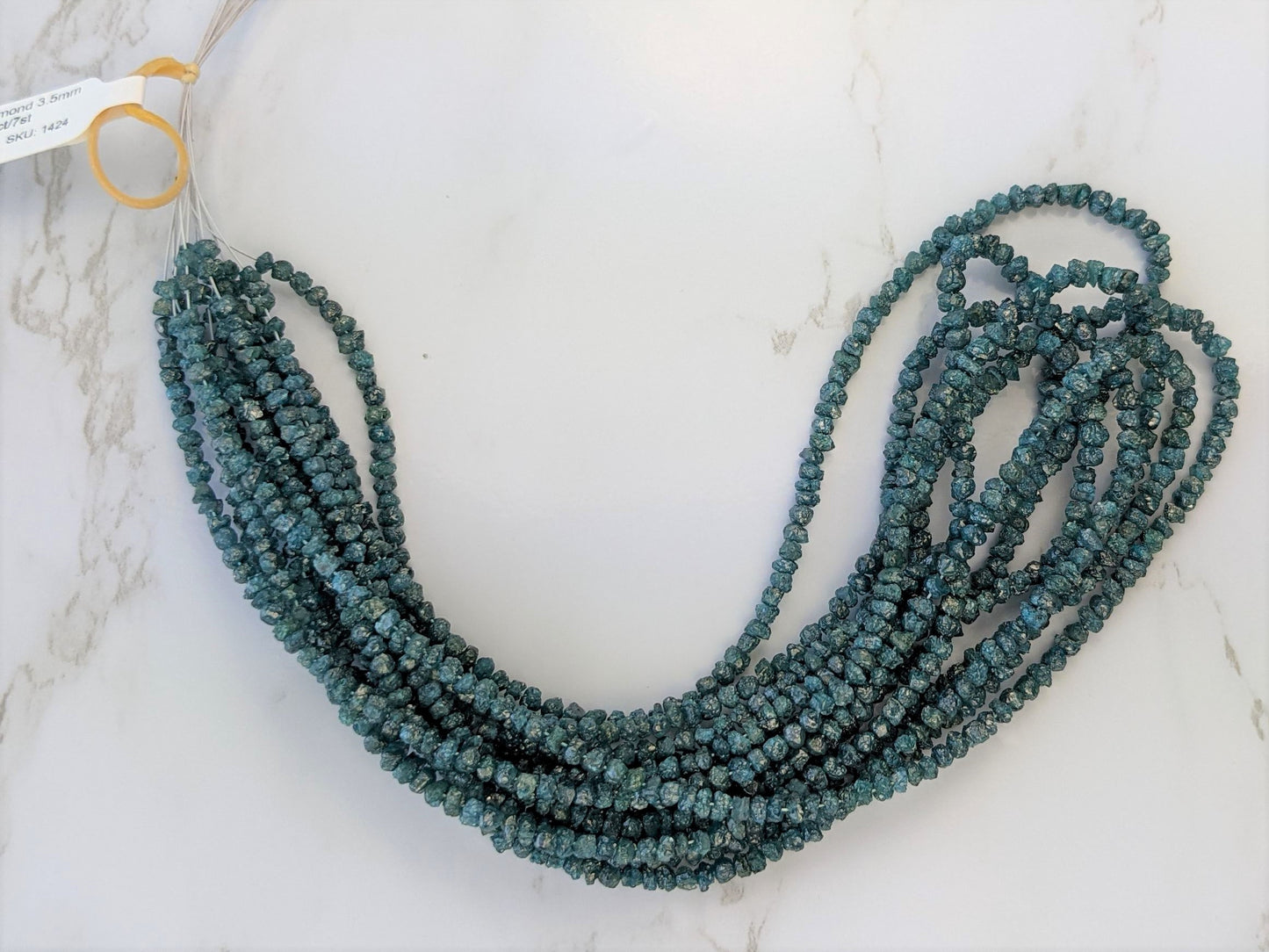 Blue Diamond 3.5mm Faceted Chips