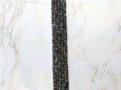 Blue Labradorite 5mm Smooth Tires